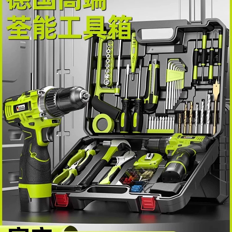Универсальный набор, столярный, электрическая сверлильная дрель, полный комплект