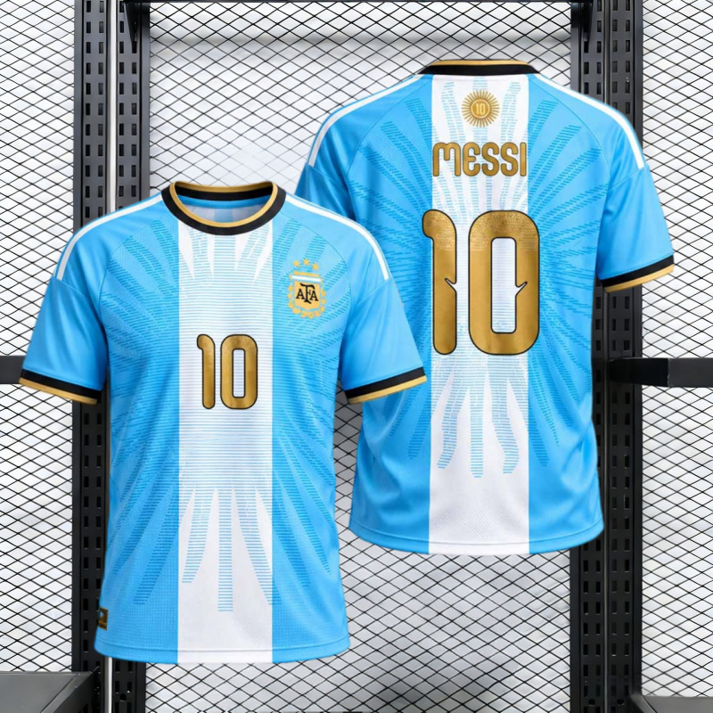 Argentina 2026 World Cup Home Messi Jersey Blue/White