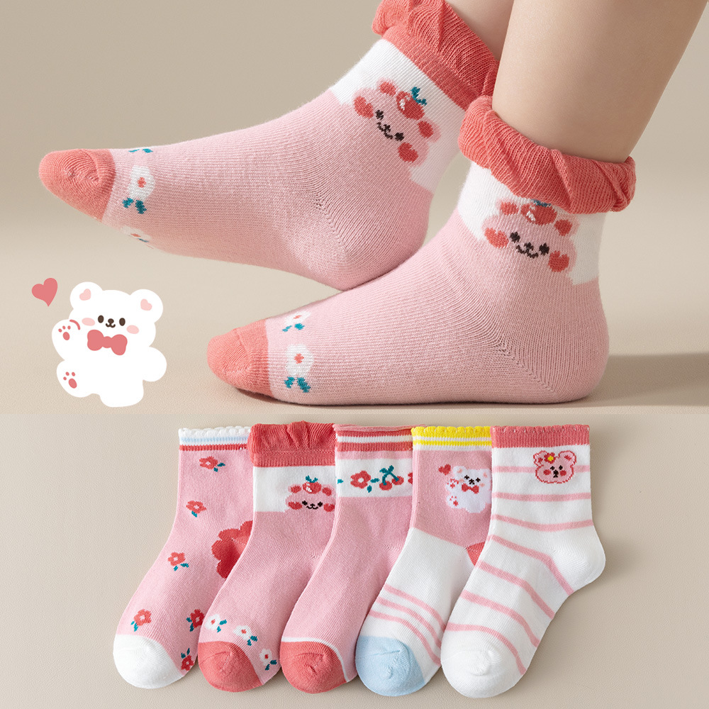 плоский цветочный медведь