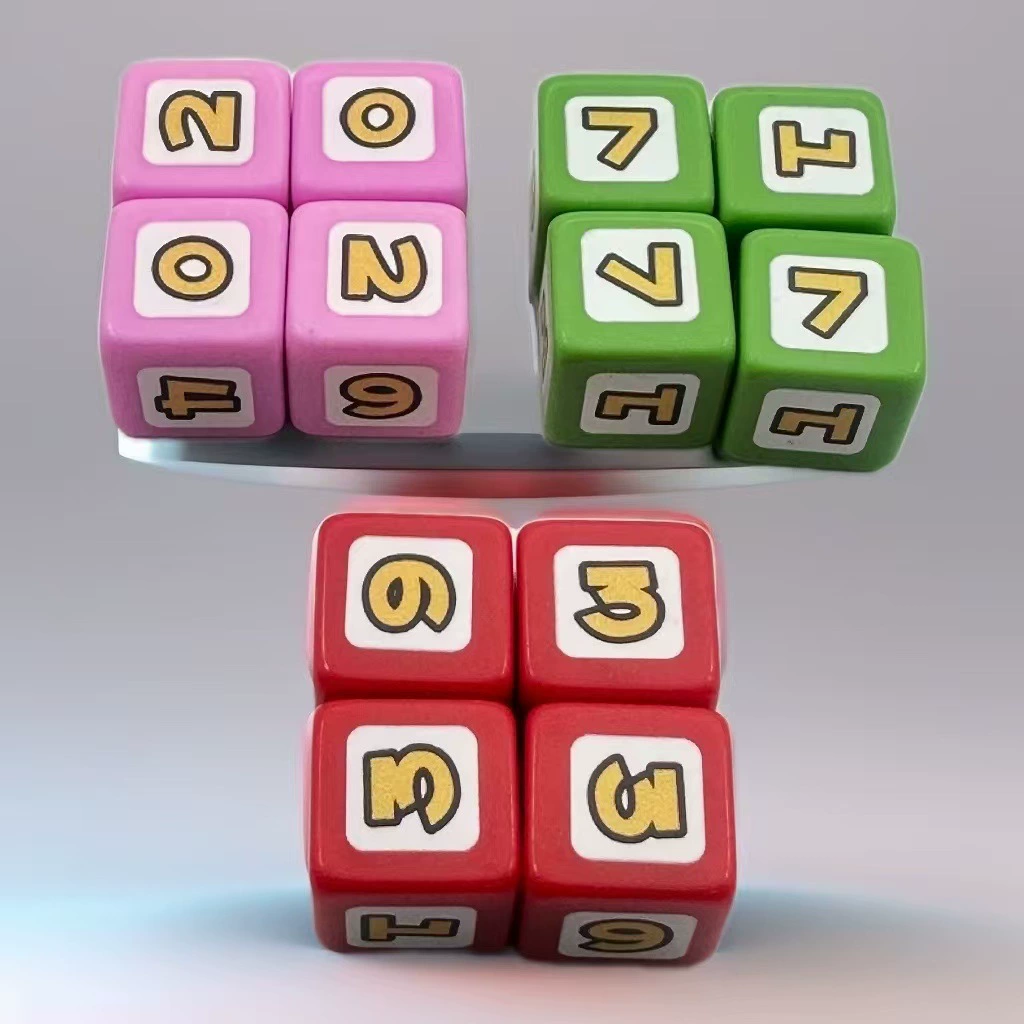 Acrylic dice