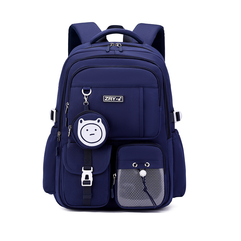 Mochila transfronteriza de peces naturales, mochila de moda de gran capacidad para estudiantes de secundaria, mochila casualizada coreana.