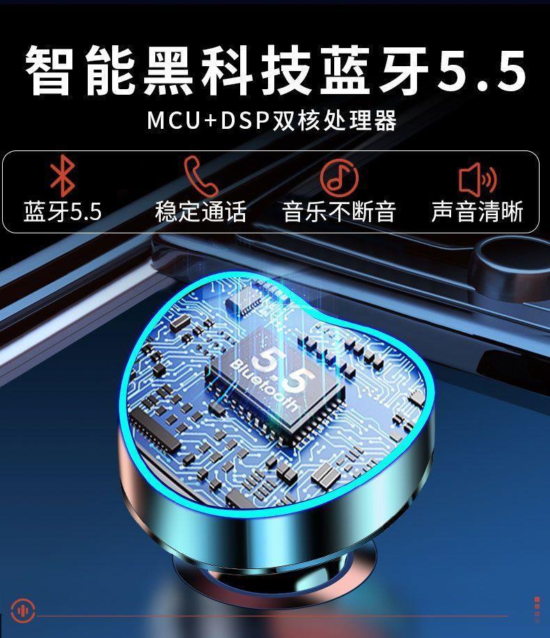 Car Bluetooth Player Mp3 Music Navigation U Disk Receiver Car Mobile Phone Charger Super Fast Charging Head