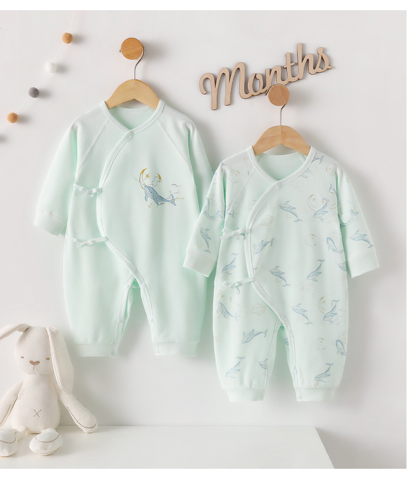 Pijama de bebé en algodón puro enterito sin costuras_voghion.com