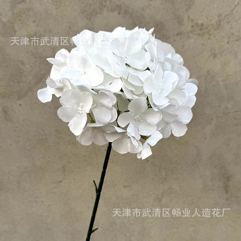 Flores artificiales blancas al por mayor para bodas, decoraciones de flores falsas, accesorios para techos de hoteles, flores artificiales blancas para celebraciones de bodas en salones de boda. image 7
