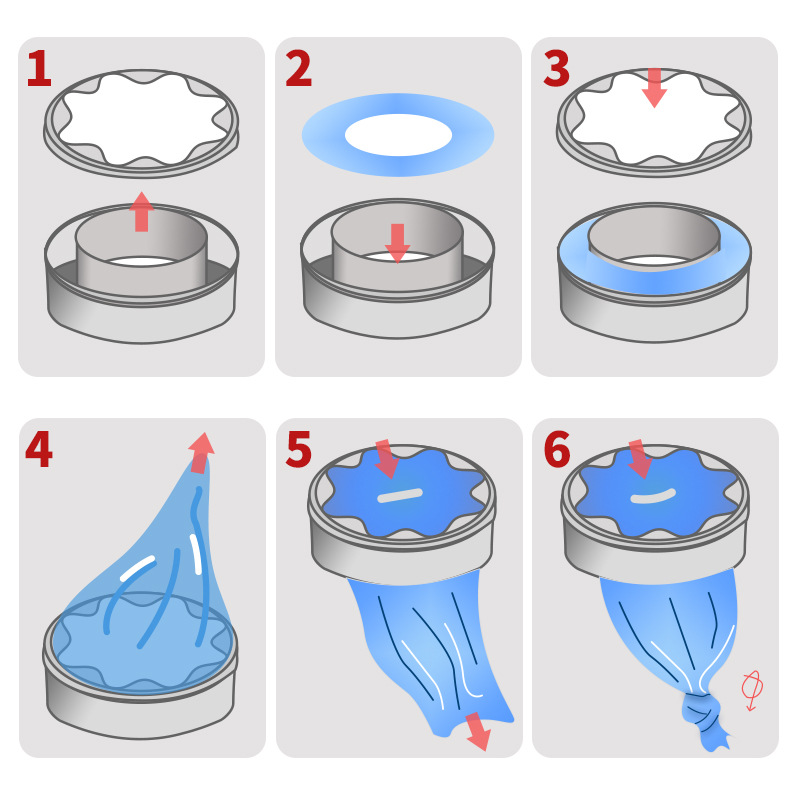 Genio compatible bebé Cubo de pañales bolsa de basura espesado sellado desodorante bolsa de almacenamiento de pañales bolsa de reemplazo de cubo de pañales