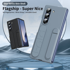 Samsung Z Fold7/6 携帯電話ケース W25 リストバンドホルダーシェルフィルム 4/3 落下防止保護カバー公式同じスタイルに適しています