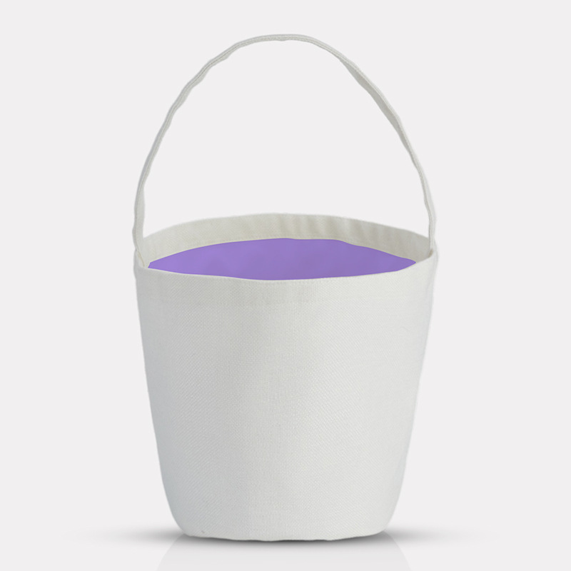 Bolsa de balde portátil de Halloween pascua caramelo multicolor 380g algodón cáñamo bolsa de regalo personalizada xqds0405a