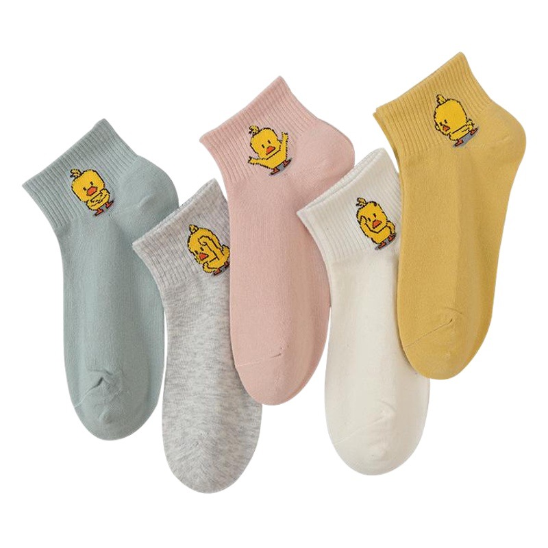 Nuevos Calcetines de corte bajo para mujer Corea del Sur lindos calcetines de tobillo primavera y verano Calcetines cortos delgados de moda de estilo japonés para estudiantes