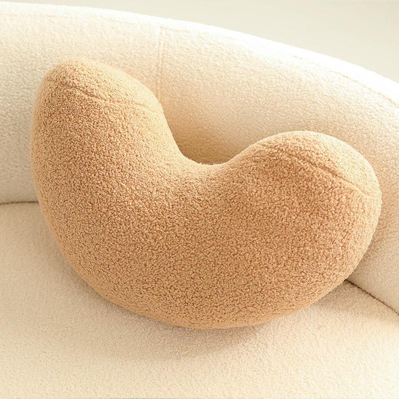 Nuevo estilo simple almohada de peluche floral almohada de peluche nudo donut almohada de cama almohada de cojín grande almohada al por mayor