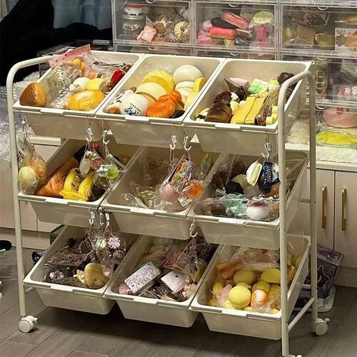 Toy storage rack, organizer shelf, drawer-style wall-mounted slanted shelving unit, single-sided high-capacity small shelf for children's rooms.