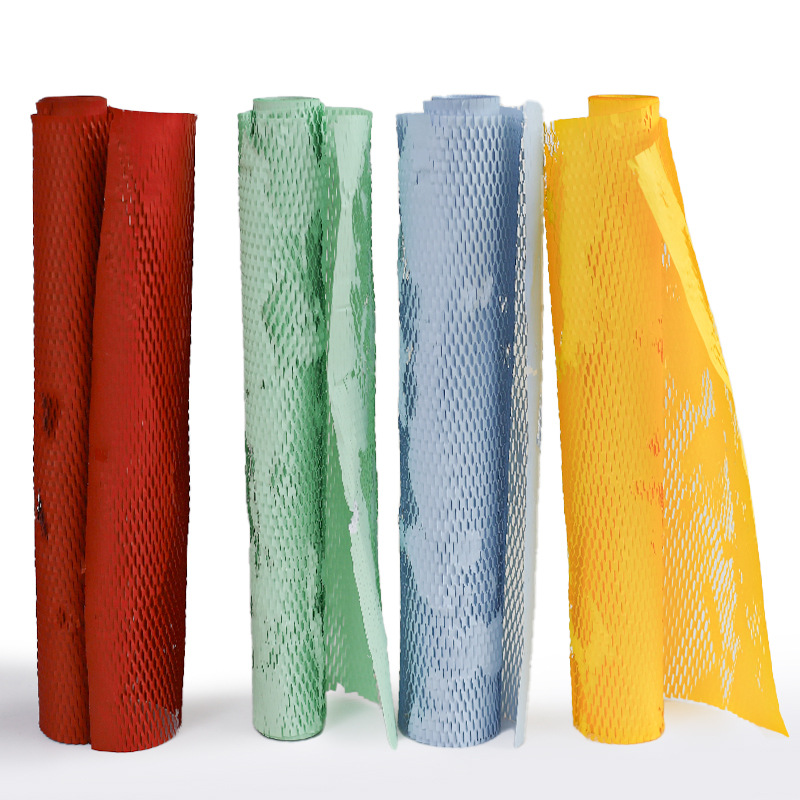 网眼纸艺术网格纸鲜花包装纸蜂窝纸片装卷装包花纸花艺花店批发