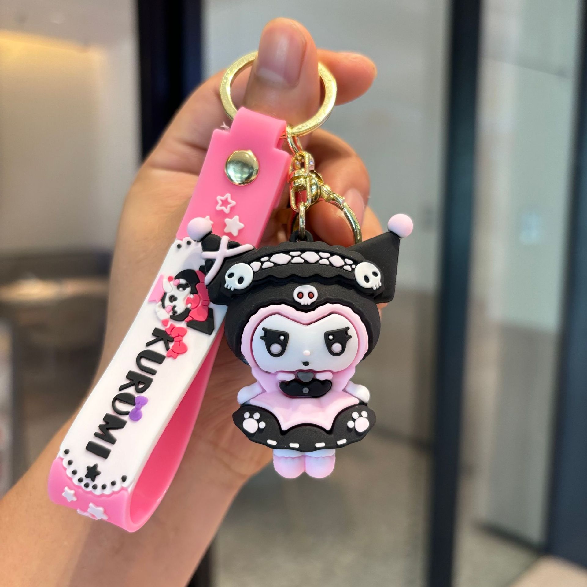Creativo Sanrio Colomi Keychain PVC Muñeca Colgante Bolso de automóvil Keychain Baby Gripper Regalo pequeño