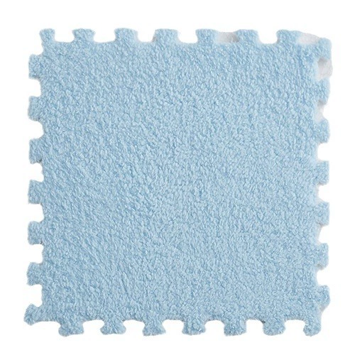 Interlocking mosaic carpet tile, 30×30 cm, detachable puzzle mat, multi‑color