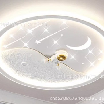 lámpara de techo para niños dibujos animados dormitorio para niños lámpara de habitación para niños lámpara de techo para astronautas espaciales lámpara de planeta