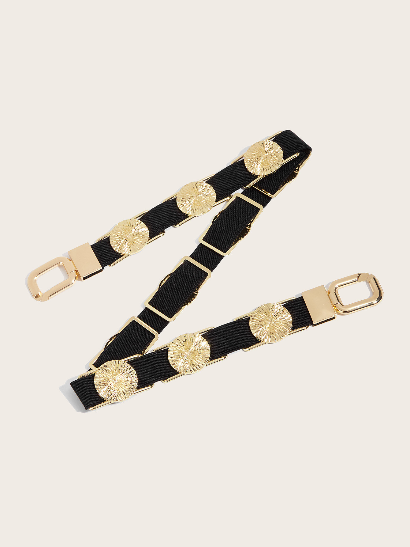 All Seasons Season Elegant Geometric Alloy Metal Metal Splicing Women's Chain Belts