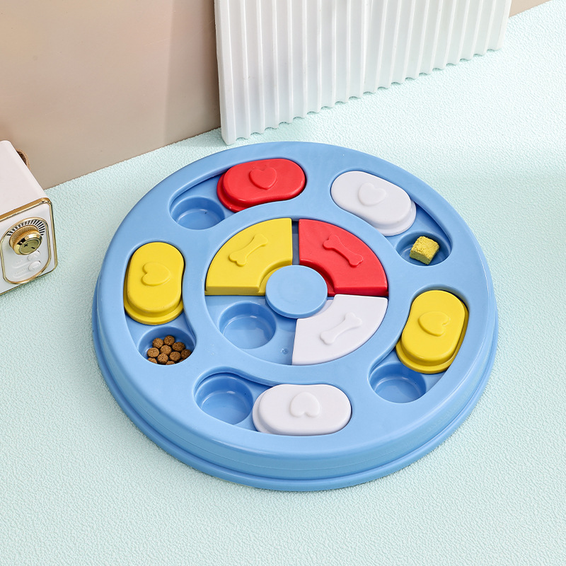 Amazon nuevo juego de puzzle para perros alimentador anti-asfixia entrenamiento tazón de comida lenta tazón para perros tazón para perros artículos de mascotas