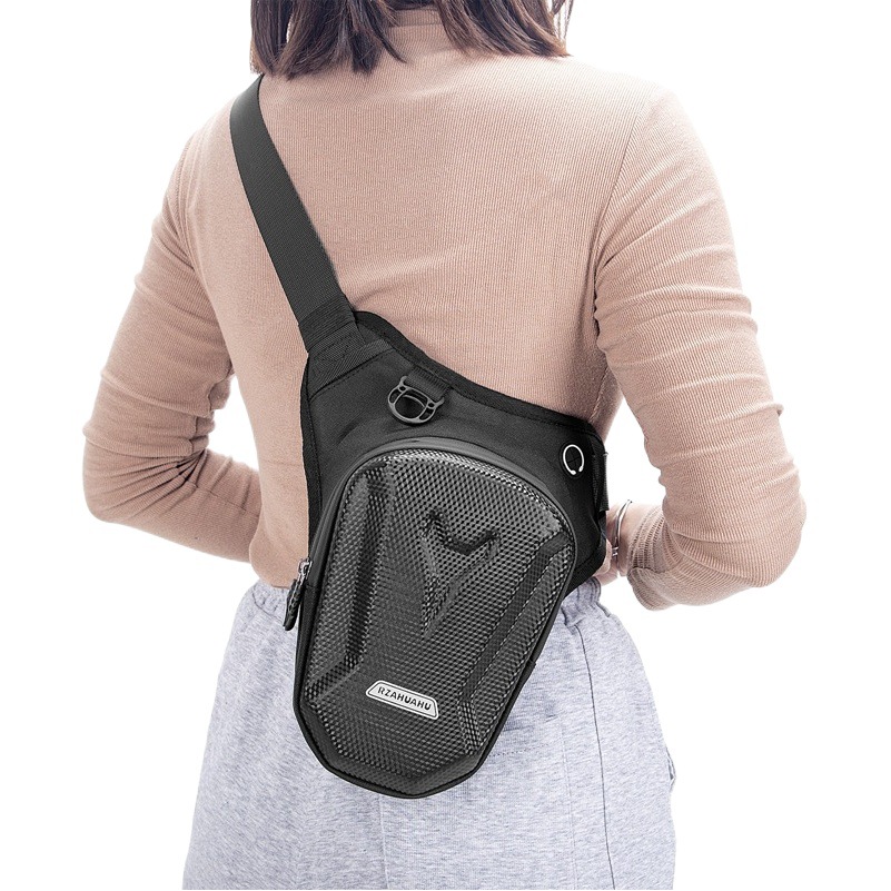 Motorcycle Hard Shell Leg Bag Riding Bag Motorcycle Crossbody Bag Men's Waist Bag Outlet Cross-Bag Riding Backpack Waterproof