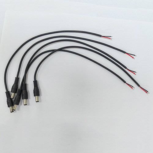 Direct factory supply DC power cord 5521 male and female single head 2.5mm2 DC extension connection cord