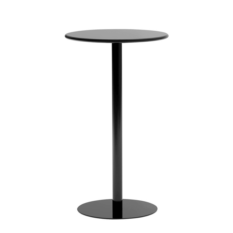 Exportación pequeña mesa redonda madera sólida MDF simple hogar alta sensación de mesa de comedor alta mesa de comedor