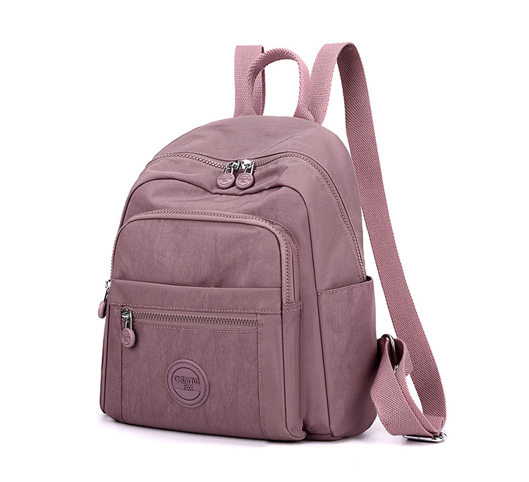 Colorful Fox's new women's backpack, large-capacity multi-layer water-resistant student schoolbag, and simple handbag undefined