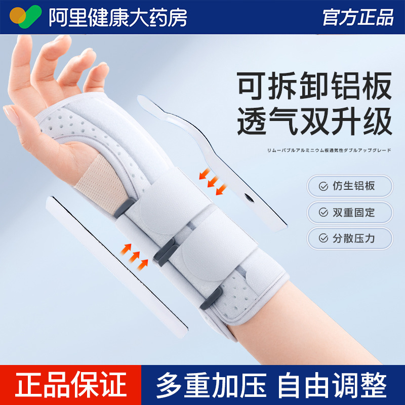 Sponge Protective Wrist Brace with Double Straps and Extended Support for Wrist Fracture Fixation for Men and Women Tendon Sheath Joint Brace