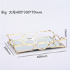 Fruit metal jewelry for living room, decorations, European style, mirror effect