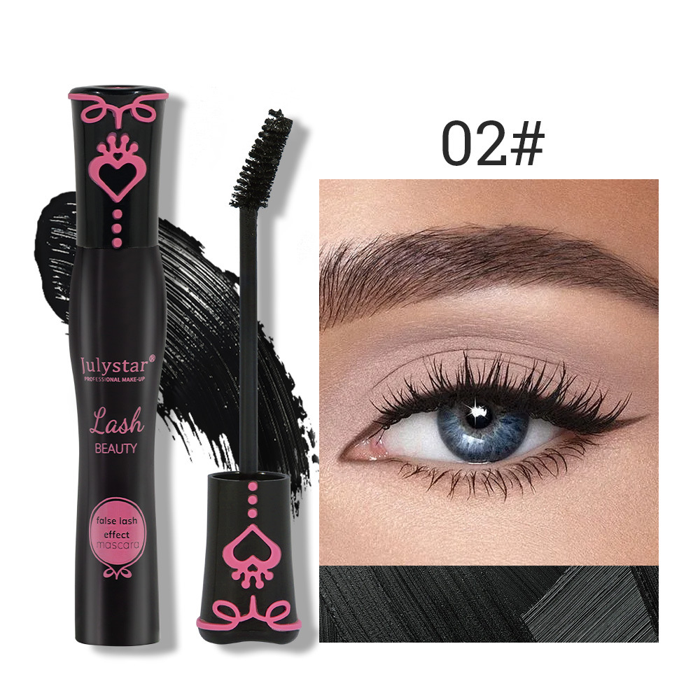 Cross-border makeup, thick and natural, curling mascara, waterproof, sweat-proof, non-smudge, long-lasting eyelash base cream, slender and long undefined