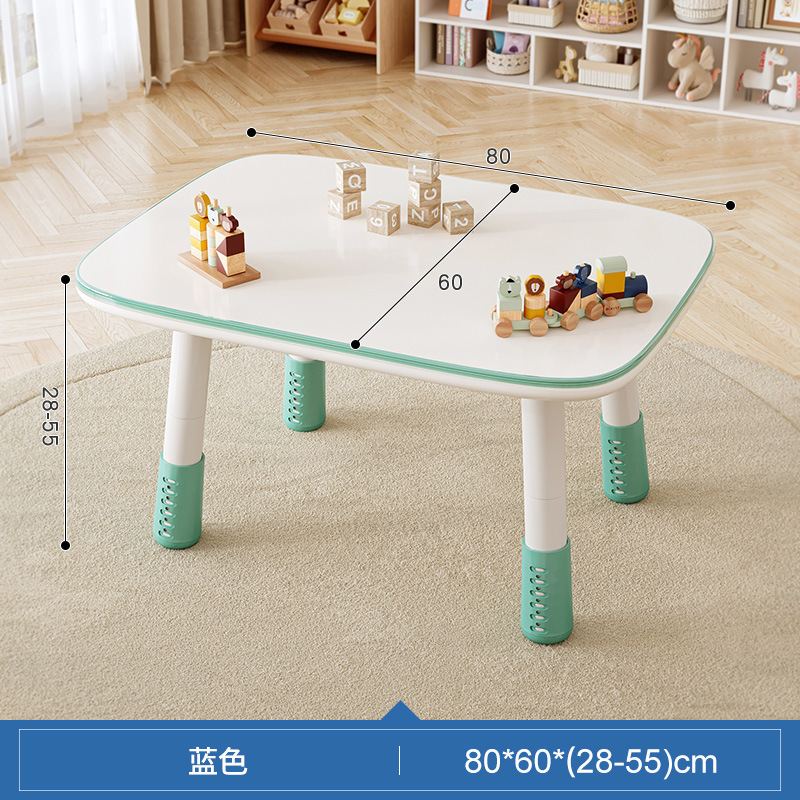 Mesa de maní Mesa de estudio para niños Escritorio de lectura Clase de arte de jardín de infantes Mesa de pintura Se puede subir y bajar para hacer una mesa pequeña hecha a mano