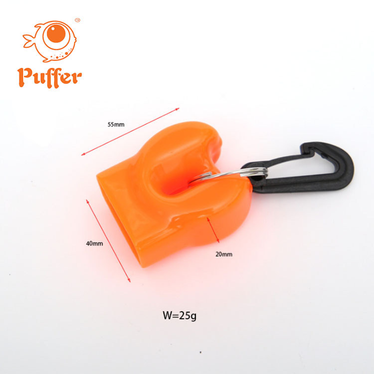 HOTDIVE Boquilla Titular Mini cabeza secundaria cubierta protectora colgante de buceo rápido grillete