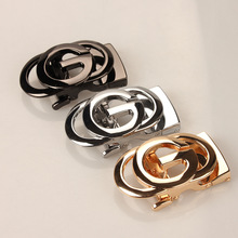 皮带头男自动扣头合金裤腰带卡扣头皮带配件3.5cm卡槽自动扣头