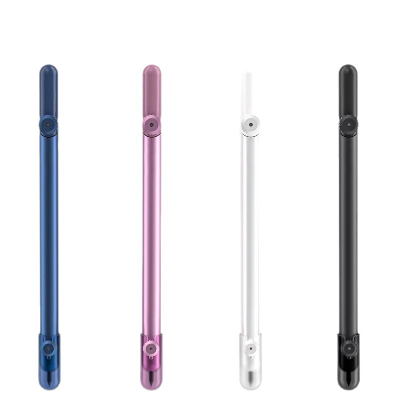 Bújula tipo bolígrafo Los estudiantes usan el examen de matemáticas, pantalla digital práctica, brújula de metal tipo bolígrafo, núcleo intercambiable, regla geométrica integrada