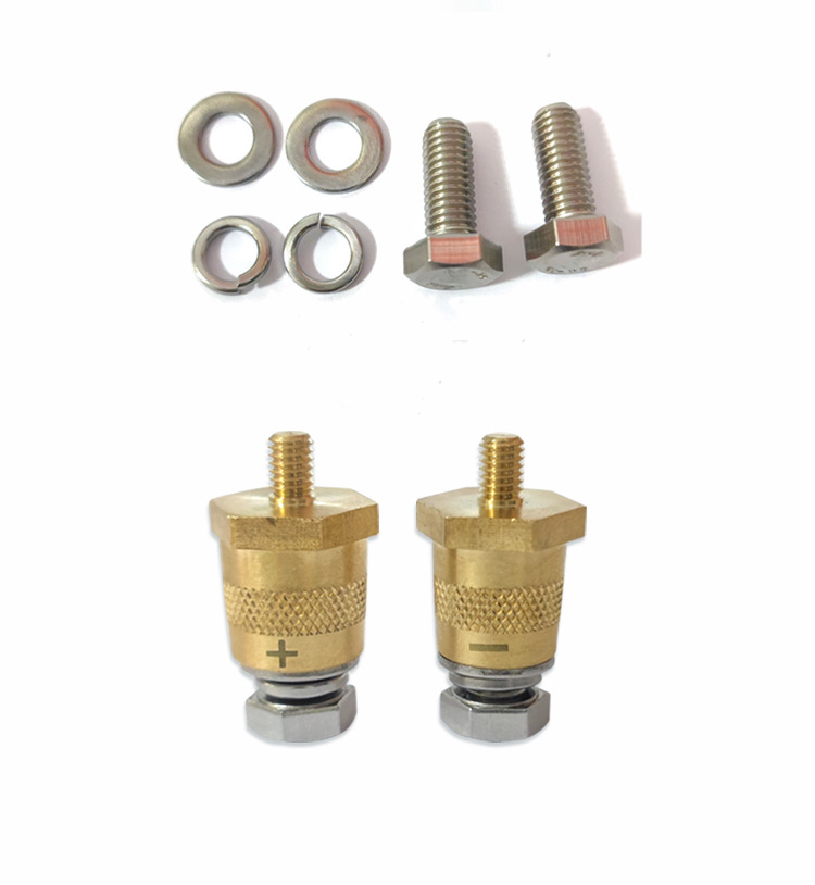 Brass M6/M8 Terminal Posts Battery Terminal Car Battery Connector Terminal Battery Maintenance and Modification Parts