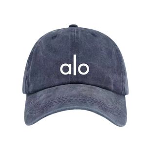 Alo New Letter Baseball Cap Unisex Couple Versatile All-Season Running Dopamine Soft Top Duckbill Cap