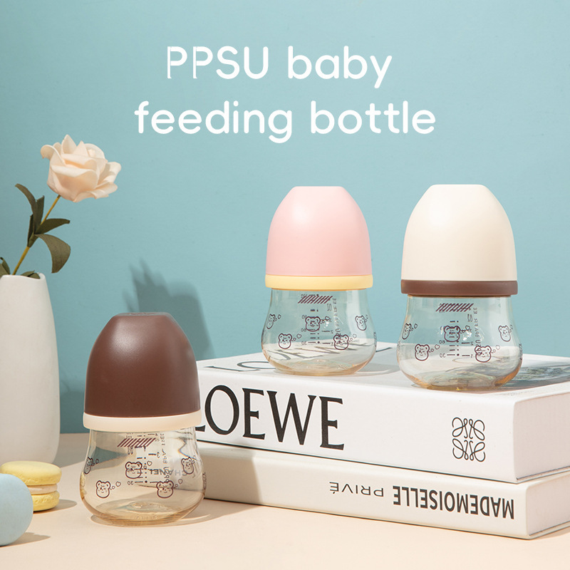 源头工厂PPSU奶瓶120ml新生儿防摔防胀气宽口径baby bottle跨境|undefined
