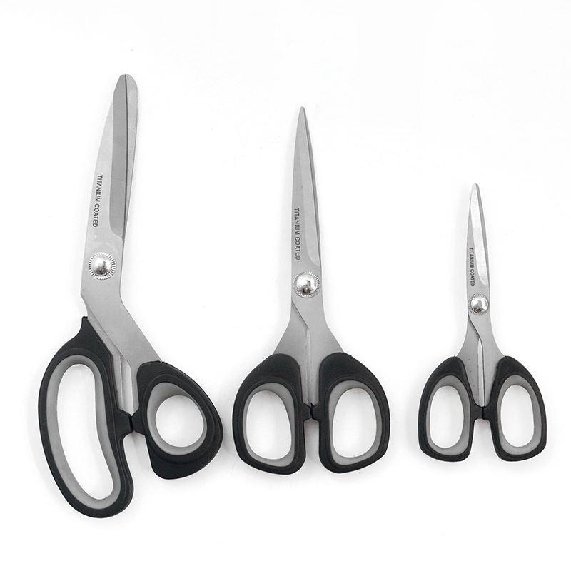 (2개) 유럽식 사무실 가위 학생 문구 가위 손 가위 가족 매일 가위 예술 가위