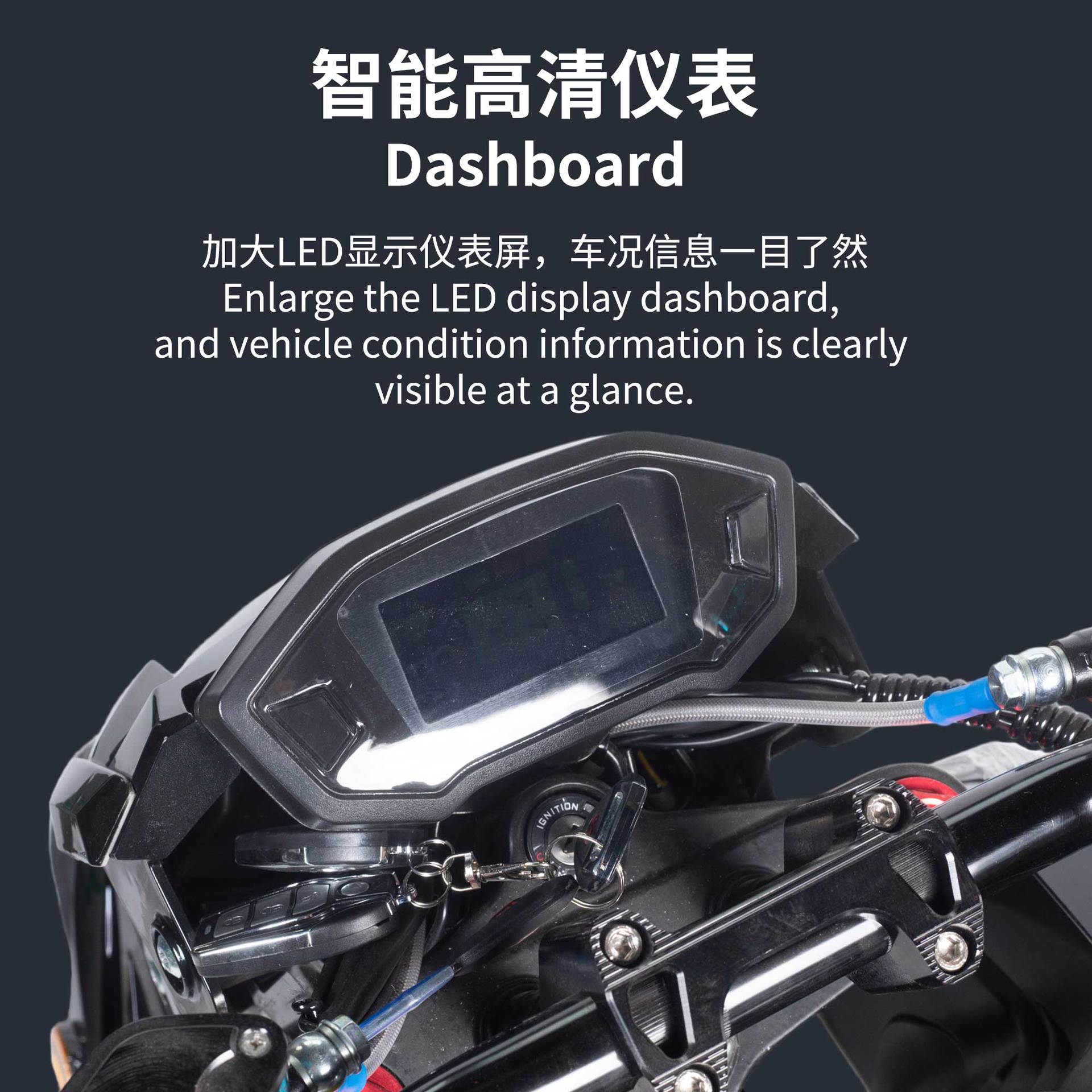 motocicleta eléctrica transfronteriza larga duración fuerte potencia todo negro mecha motocicleta eléctrica para adultos carro de batería