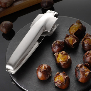 430 stainless steel chestnut clip nut chestnut opener walnut peeling chestnut clip shell opening cross chestnut tool