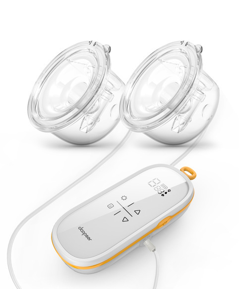 免手扶可穿戴式吸乳器便携一体式电动吸奶器Electric breast pump|undefined