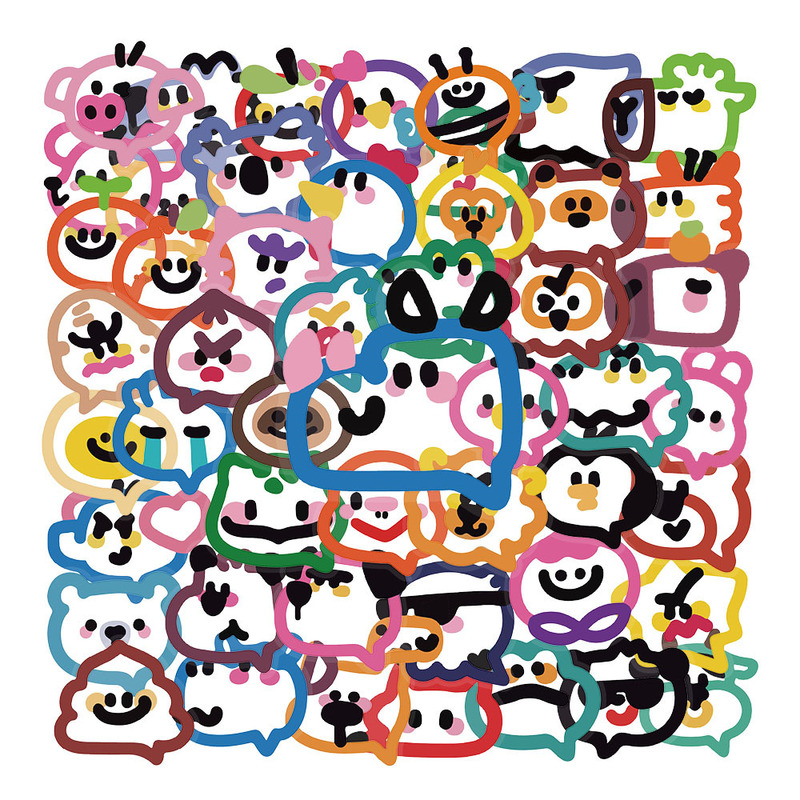 50 creative cute bubble PET graffiti stickers hand account decoration material diy mobile phone case hand account waterproof stickers 50 creative cute bubble PET graffiti stickers hand account decoration material diy mobile phone case hand account waterproof stickers