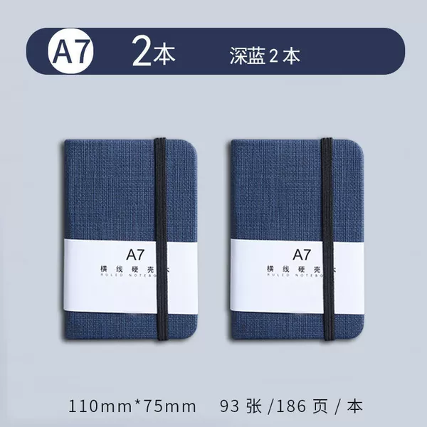 [A7 Dark Blue 2 Books]
