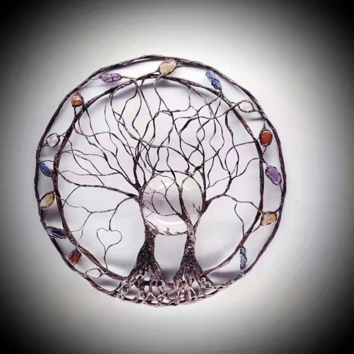 Circle of Life-Metal Tree Wall Art Decor