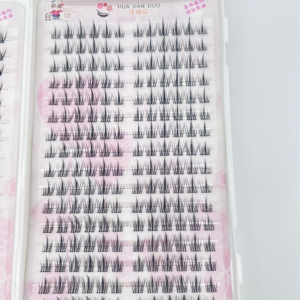 Flower Eyelash Book Foreign Students Recommend Lazy Trilogy Eyelash Sun Flower Eyelash 32 Rows Message Optional