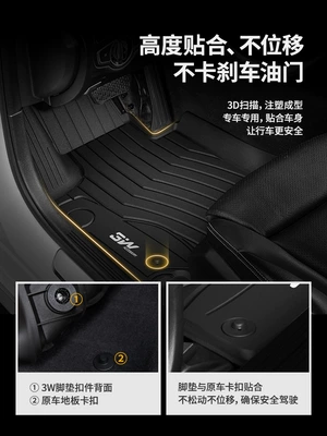For Mercedes-Benz C260L E300L: Mercedes-Benz Universal Foot Pad