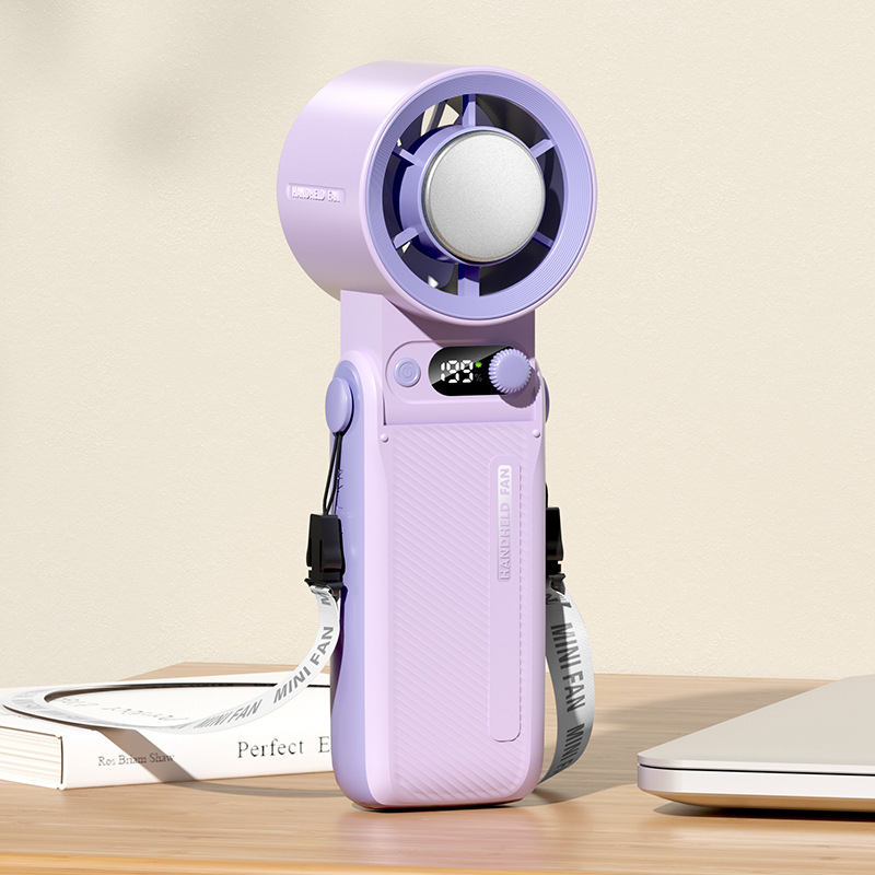 クロスボーダーターボ高速ハンドヘルド折りたたみファン USB 屋外ポータブル冷却折りたたみ半導体暴力小型ファン|undefined