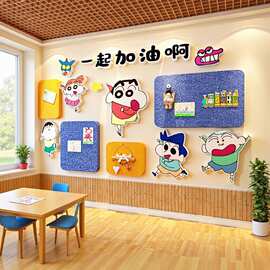毛毡板遮丑海报墙贴防水幼儿园墙面装饰环创主题贴纸文化墙展示板