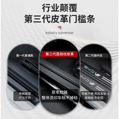 Qiyuan Q05 door sill protector, Şüşə kənarı xromları/moldingləri
