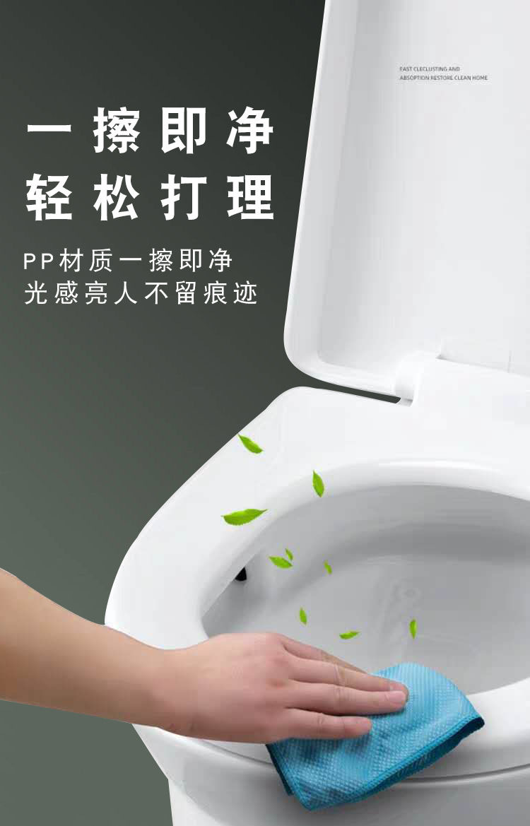 Universal thickened toilet seat cover, old-fashioned U-shaped VO toilet seat cover, household top-mounted flush toilet seat cover accessories undefined