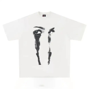 Cross-border Amazon 2025 new hip-hop street short sleeve summer creative bottoming shirt cotton T-shirt a generation of hair