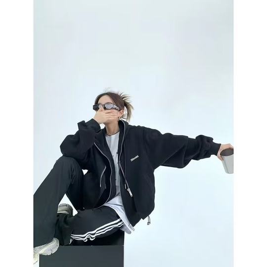 2024 Spring and Autumn Pi Handsome Jacket Men's Ins High Street Tide Brand Hong Kong Style Japanese Style Harajuku Style Korean Style Fashionable Loose Jacket