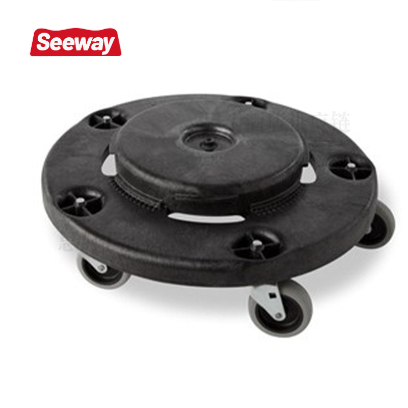 美国乐柏美Rubbermaid BRUTE储物桶活动滑轮配件BRUTE小车FG26400